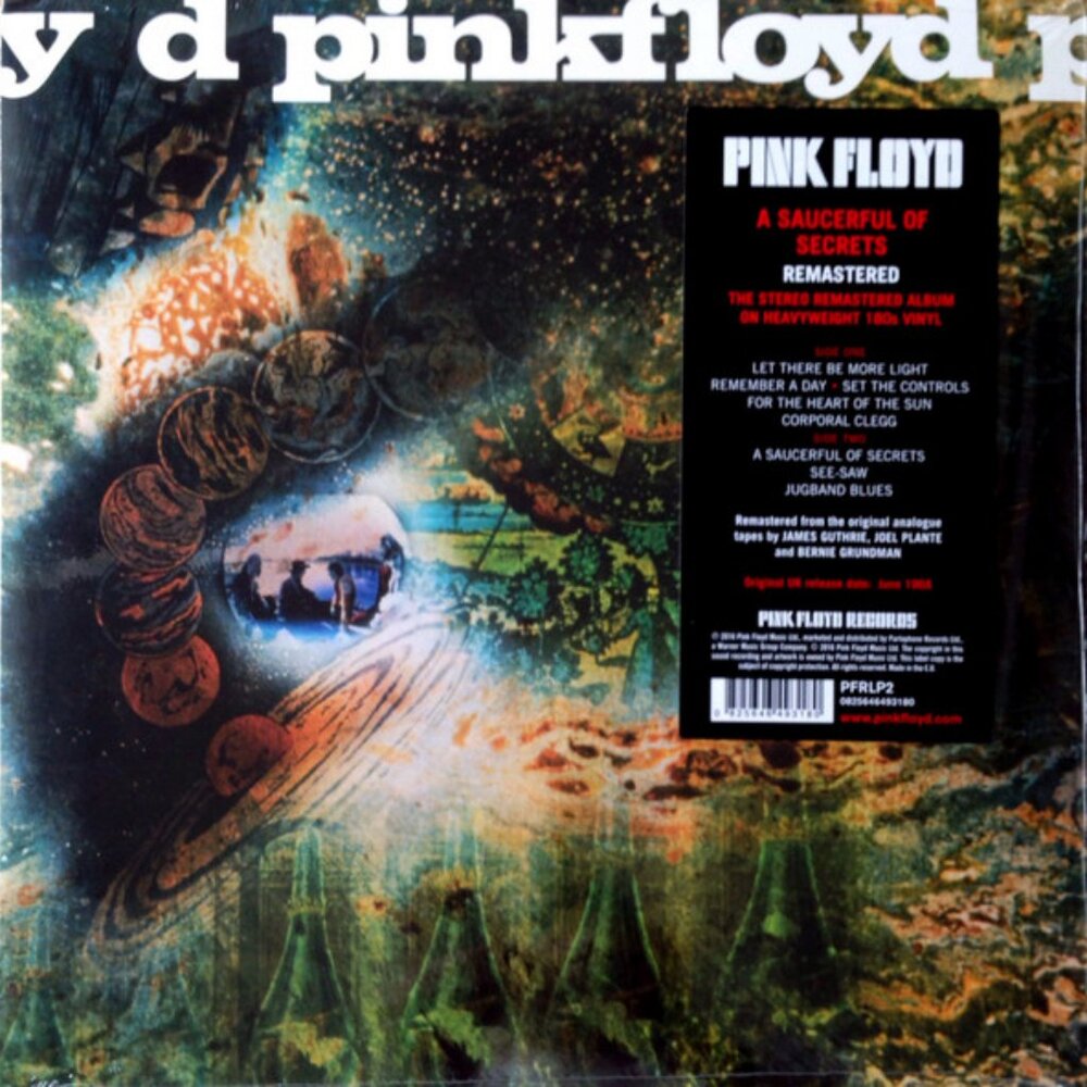 pink floyd saucer full of secrets new 180 gram 2016 lp - madcap syd barrett